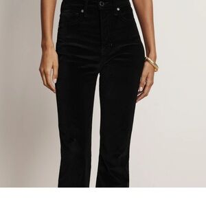 Soft Surroundings Velvet High Rise Skinny Pants - Black NWTs!